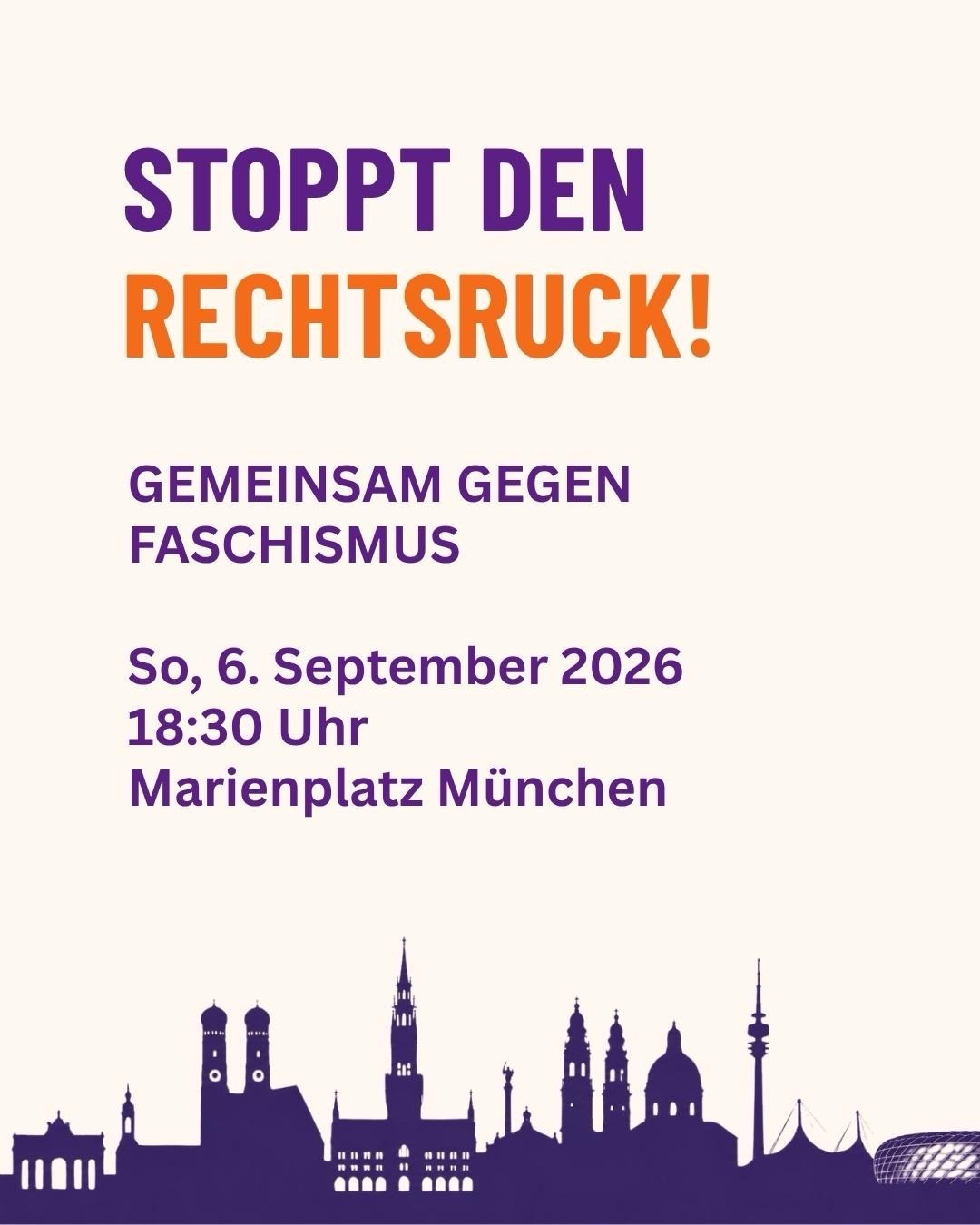 Stoppt den Rechtsruck