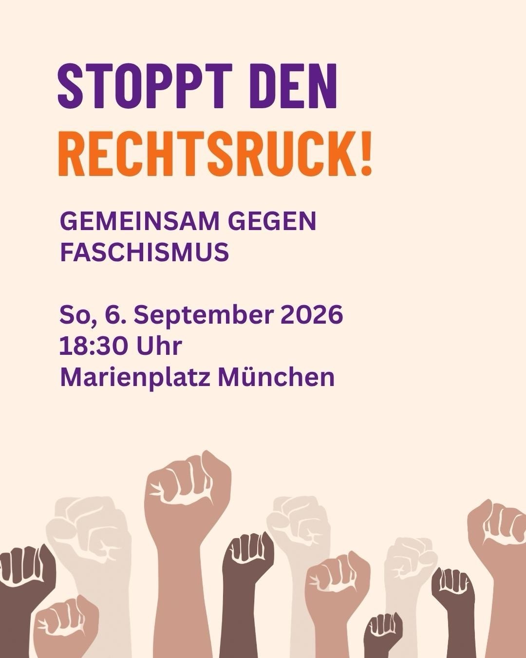 Stoppt den Rechtsruck